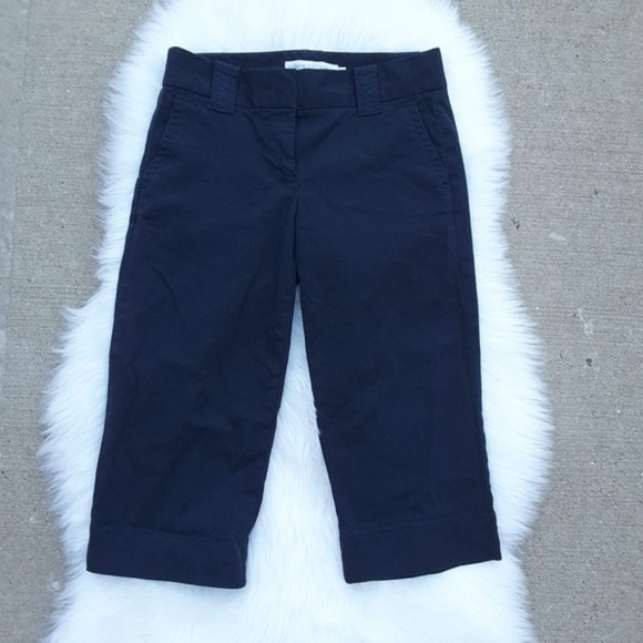 NWT J.CREW Navy Bermuda Shorts SZ 0 - Picture 1 of 4